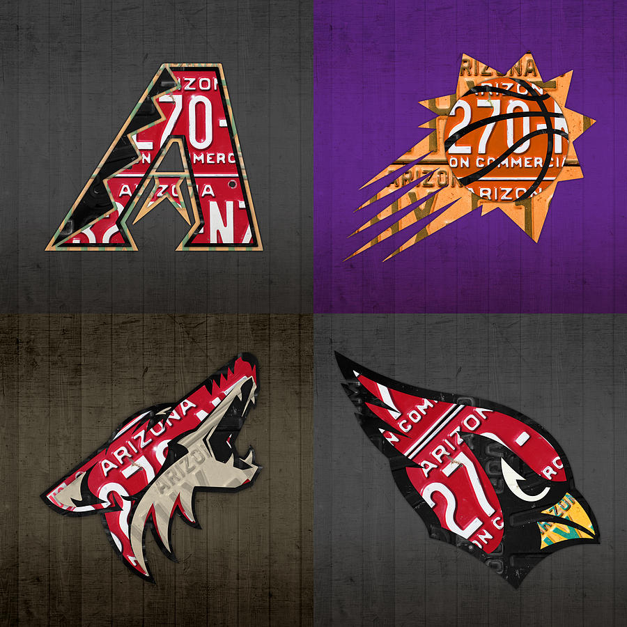 Logos of Phoenix Sports Teams